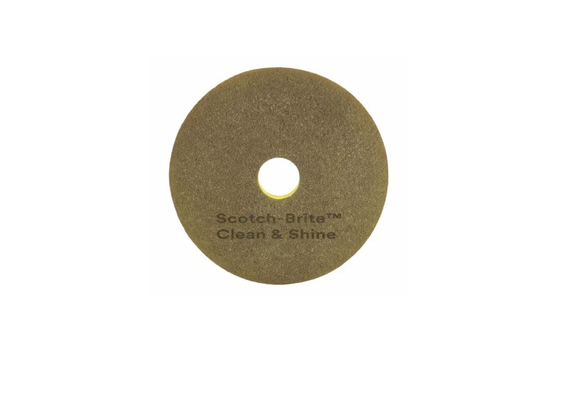 3M Yellow Scouring Pad 432mm x 25.4mm, for Cleaning Use
