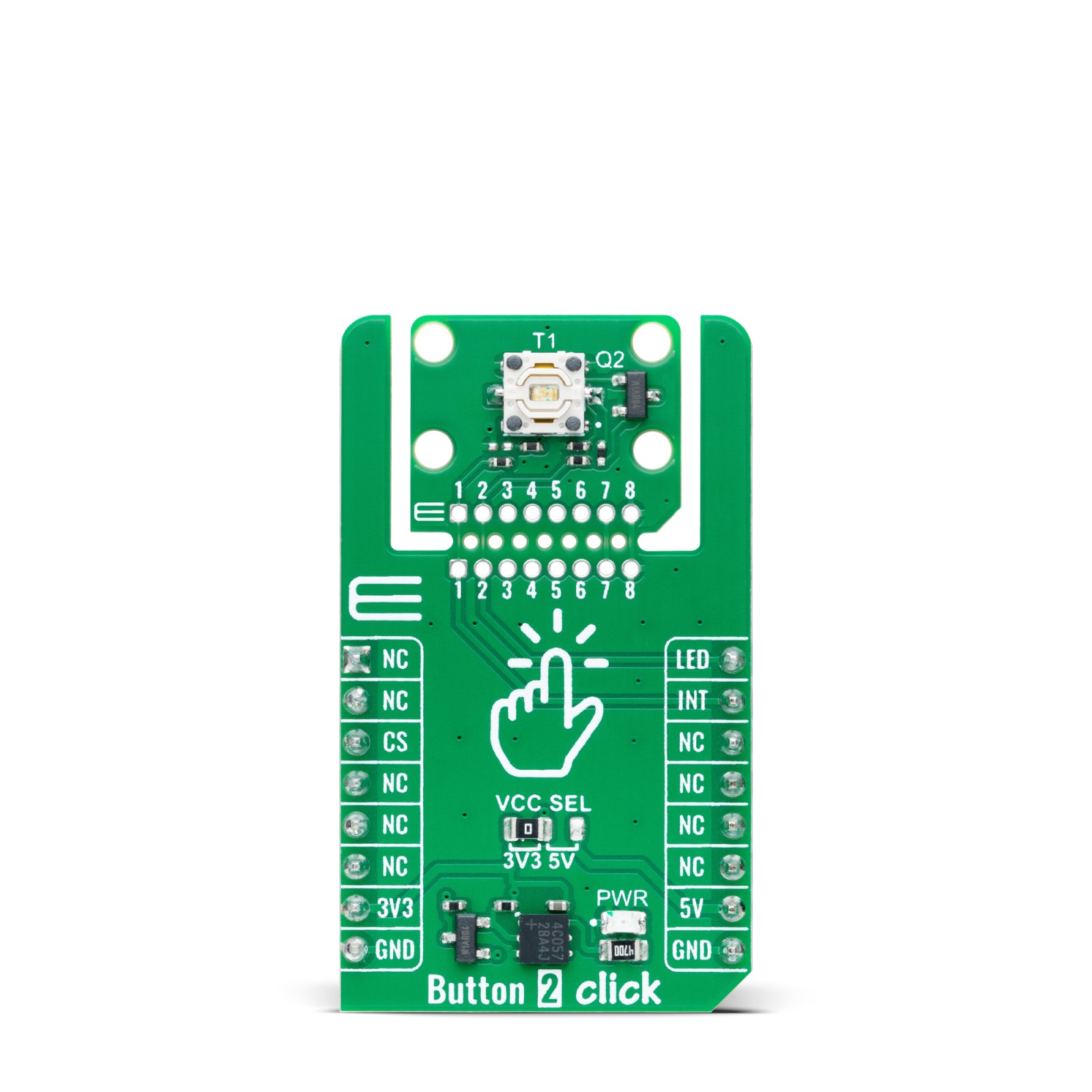 MikroElektronika Button 2 Click GPIO Development Kit for Industrial Use