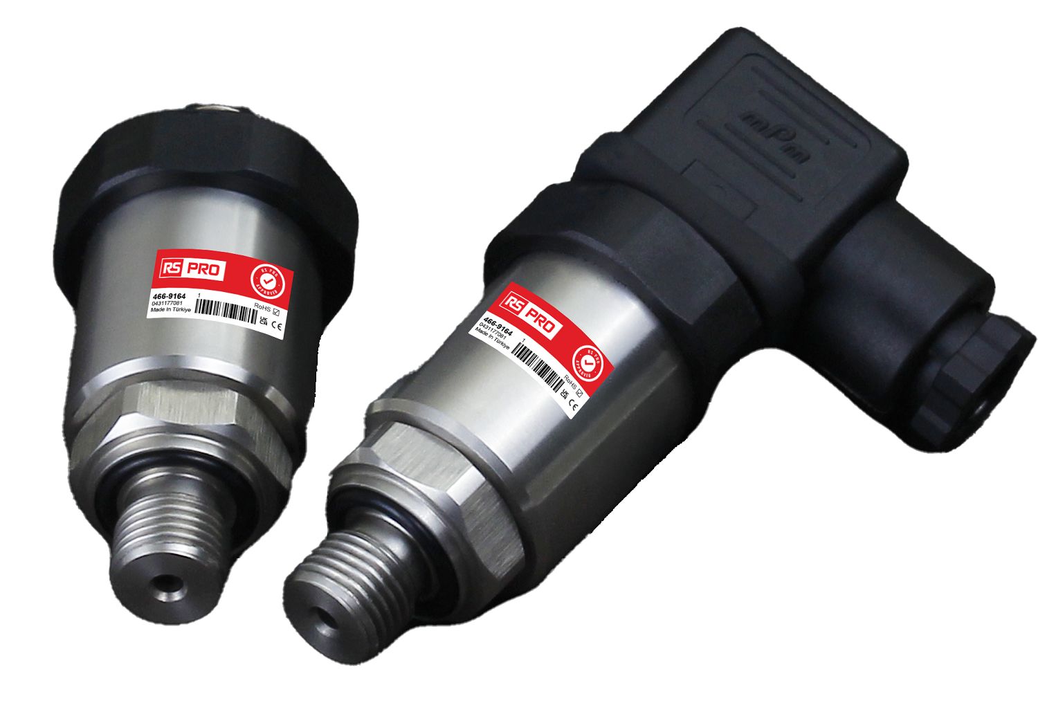 RS PRO Pressure Transmitter, 0bar Min, 25bar Max, Voltage Output, Absolute Reading