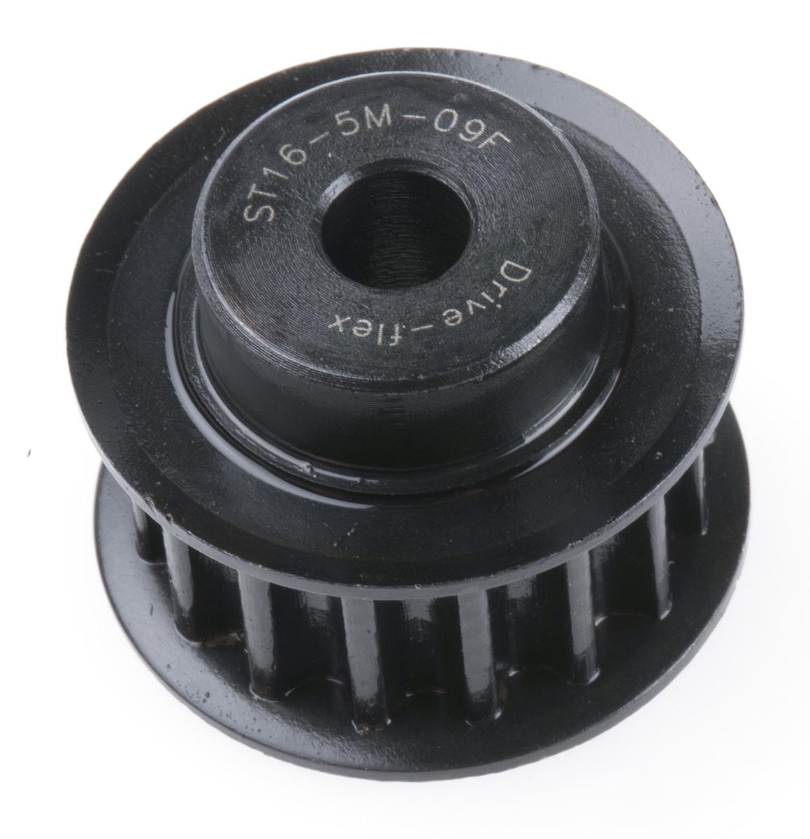 RS PRO Timing Belt Pulley, Steel 9mm Belt Width x 5mm Pitch, 16 Tooth