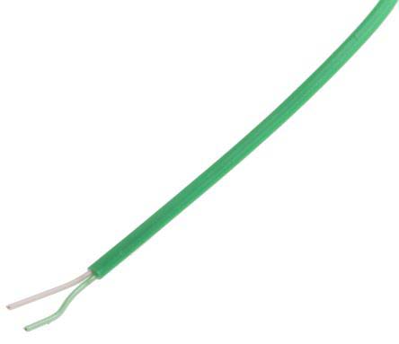 RS PRO Type K Thermocouple Cable/Wire, 10m, Unscreened, PVC Insulation, +105°C Max, 13/0.2mm