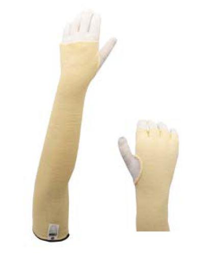 Tilsatec Yellow Reusable Composite Protective Sleeve for Cut Resistant Use, 18in Length, One Size