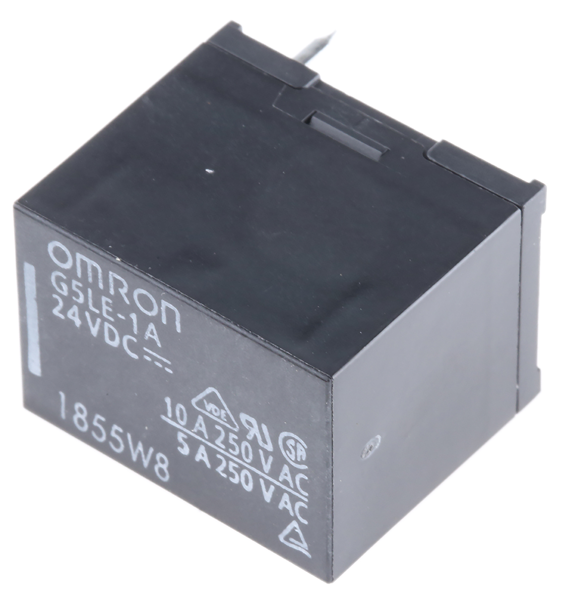 Omron PCB Mount Power Relay, 24V dc Coil, 10A Switching Current, SPST