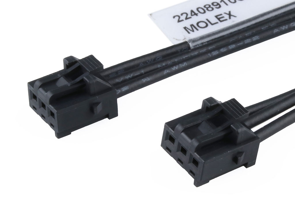 Molex 3 Way Female Crimped Terminal to 3 Way Female Crimped Terminal Wire to Board Cable Assembly, 150mm