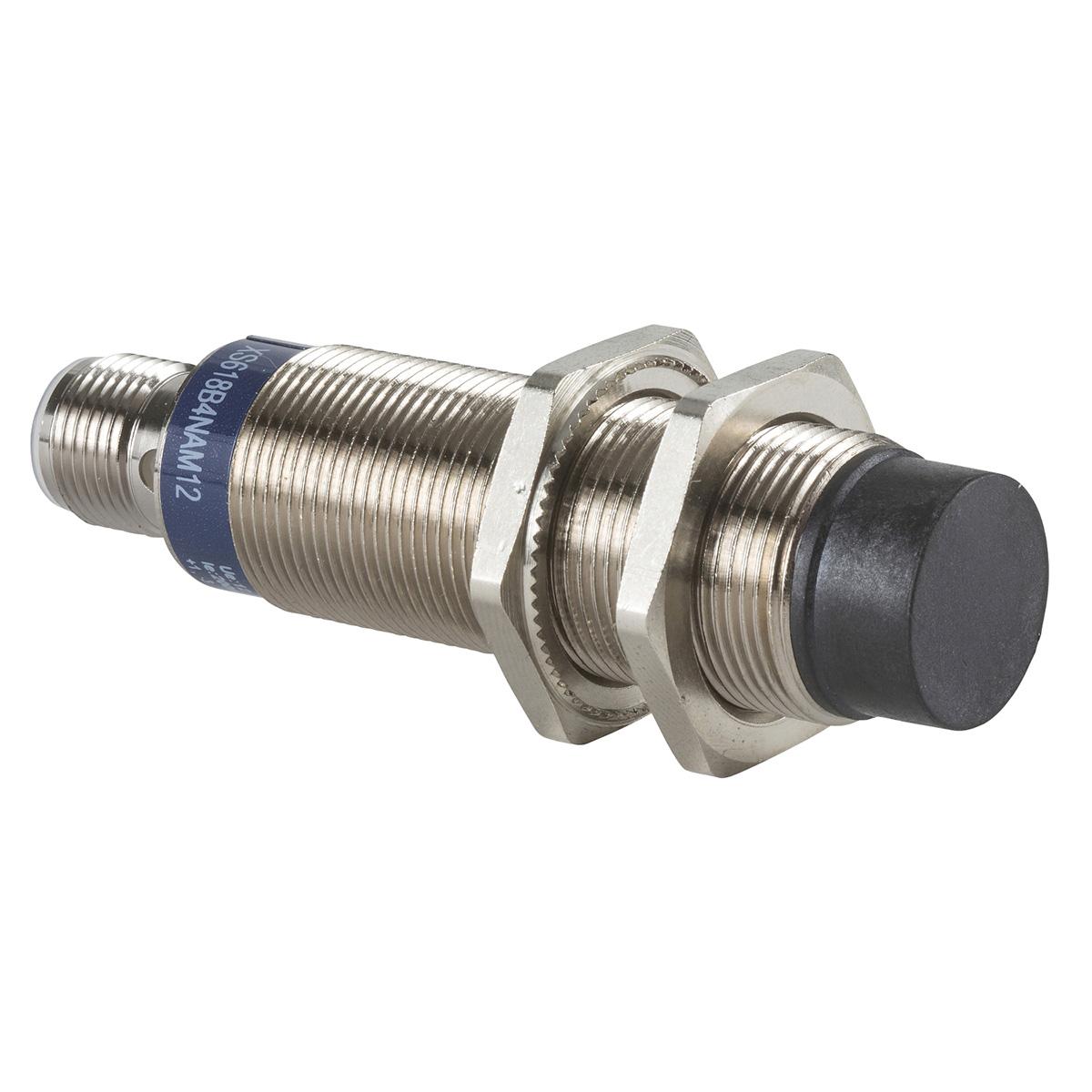 Telemecanique Sensors Inductive Threaded Barrel Proximity Sensor, M18, 5 mm Detection, PNP NC, 10 → 58 V dc, 12
