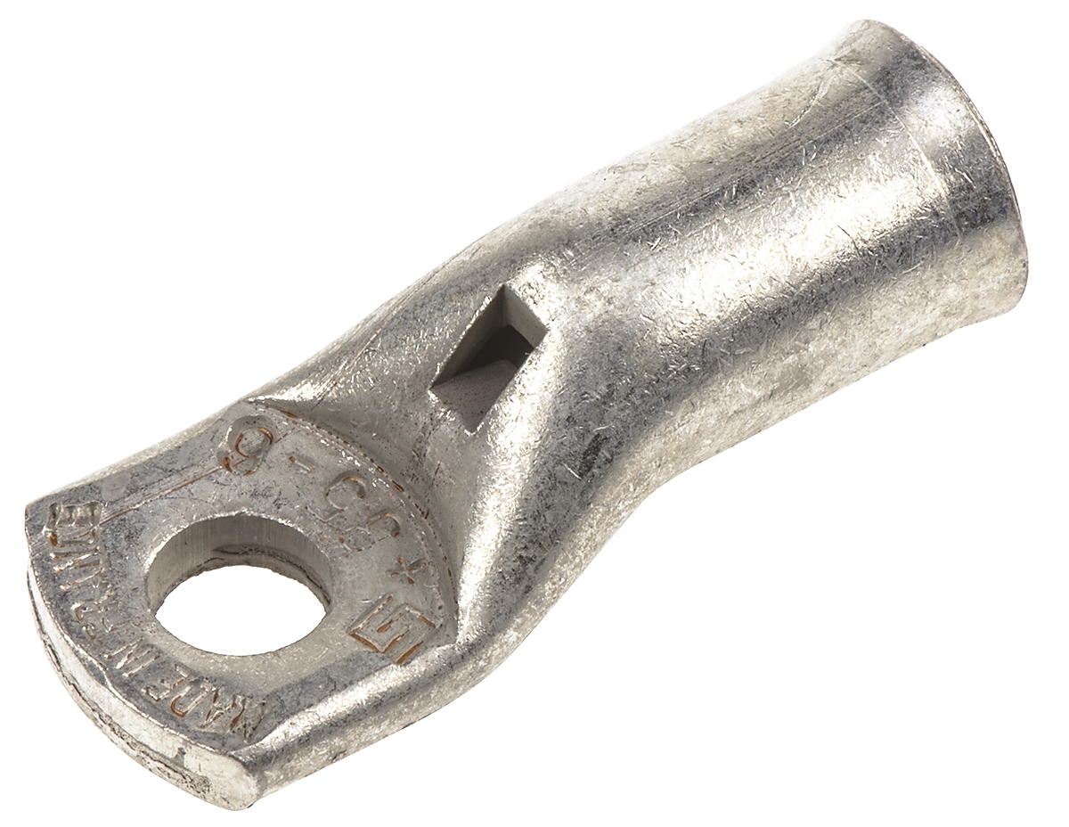 TE Connectivity, XCT Uninsulated Ring Terminal, 6mm Stud Size, 35mm² to 35mm² Wire Size