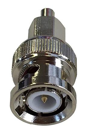 RF Solutions Straight 50Ω RF Adapter SMB Plug to BNC Plug