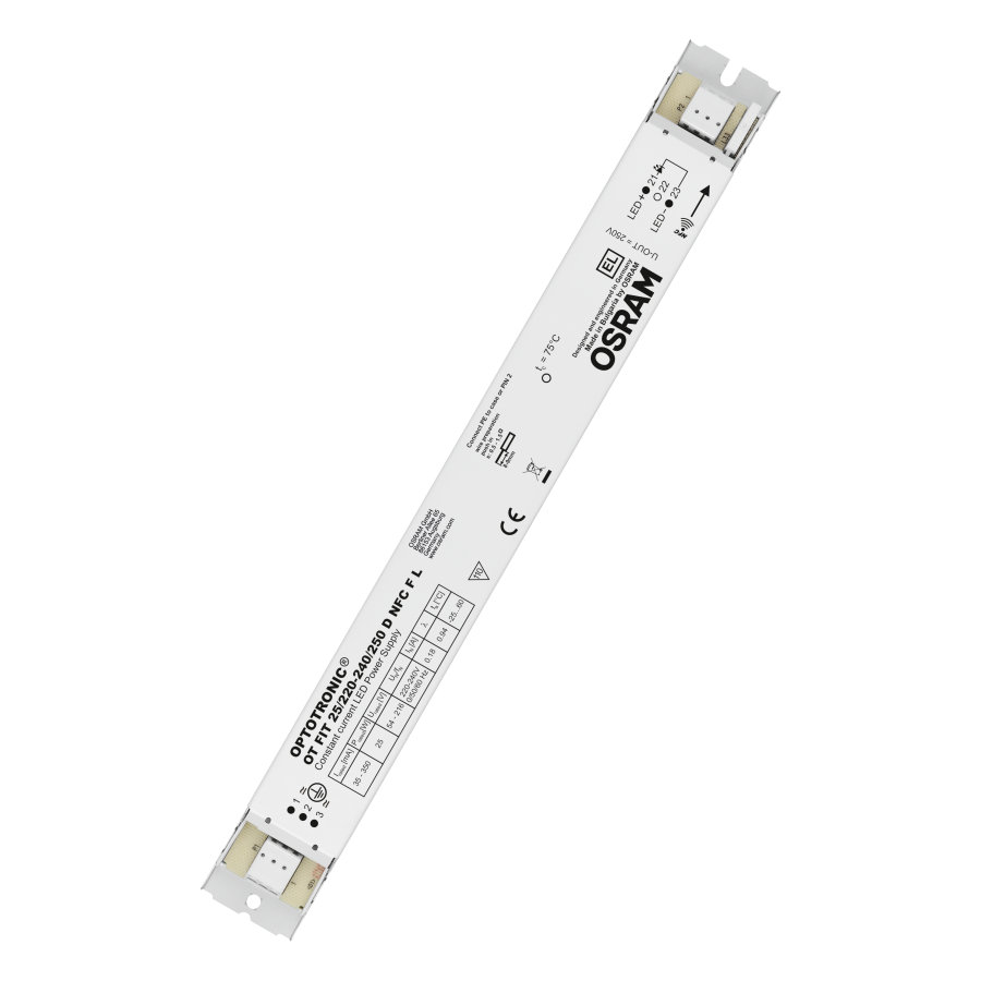 Osram LED Driver, 54-216V Output, 25W Output, 35-250mA Output, Constant Current