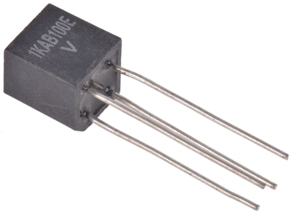 Vishay Bridge Rectifier, 1.2A, 1000V, 4-Pin