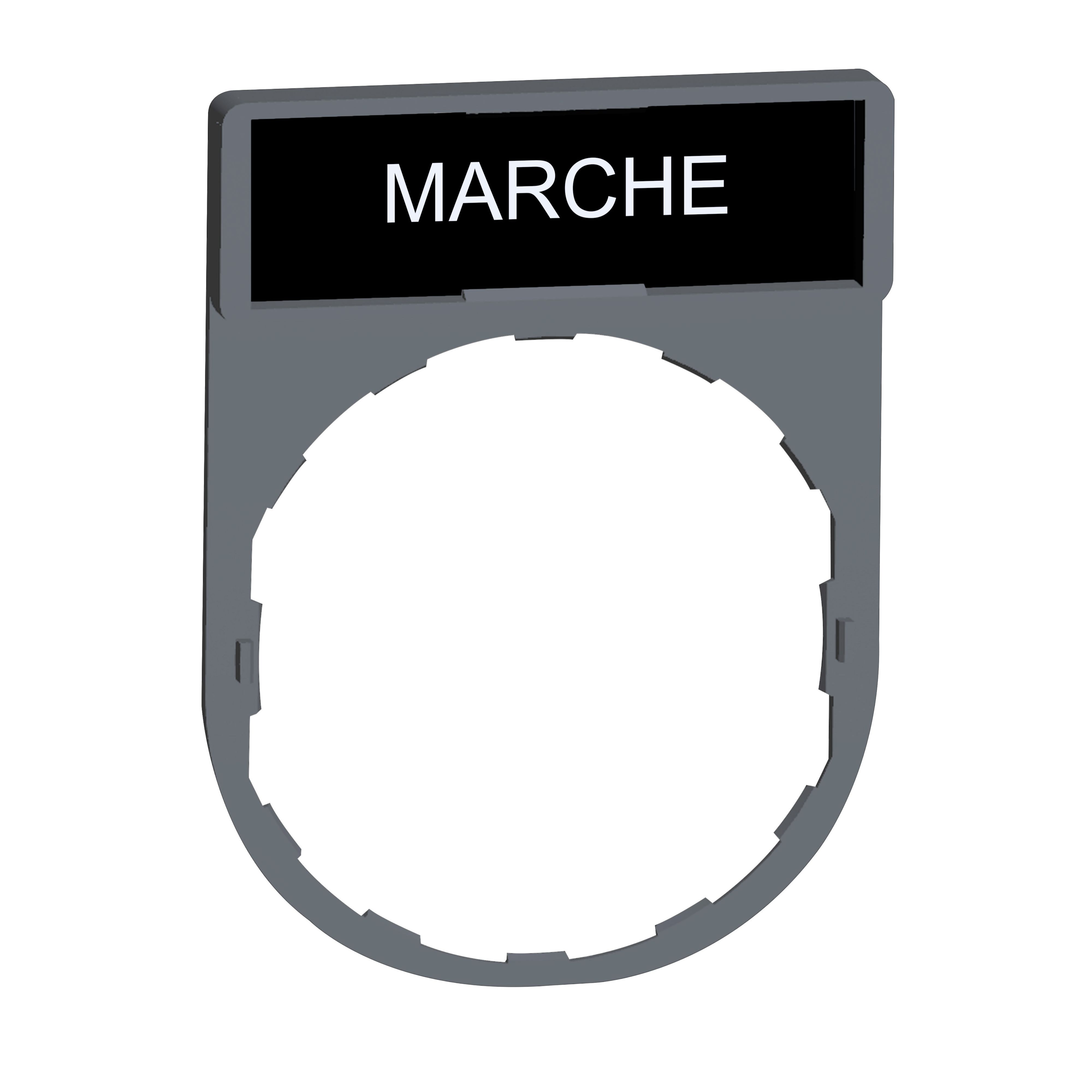 Schneider Electric Legend Holder for Use with Harmony XB4, Harmony XB5, MARCHE