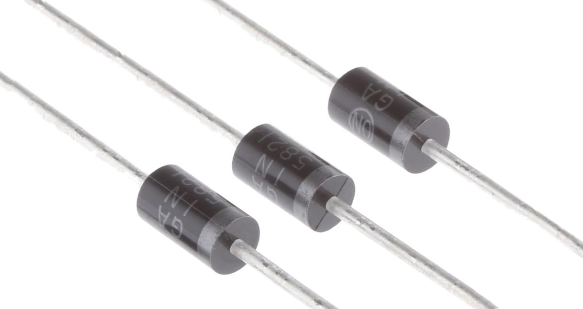 onsemi 30 V 3 A Diode Schottky 2-Pin DO-201AD 1N5821RLG
