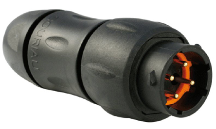 Souriau Sunbank by Eaton Circular Connector, 4 Contacts, Cable, Standard Connector, Socket, Male, IP68, IP69K, UTS