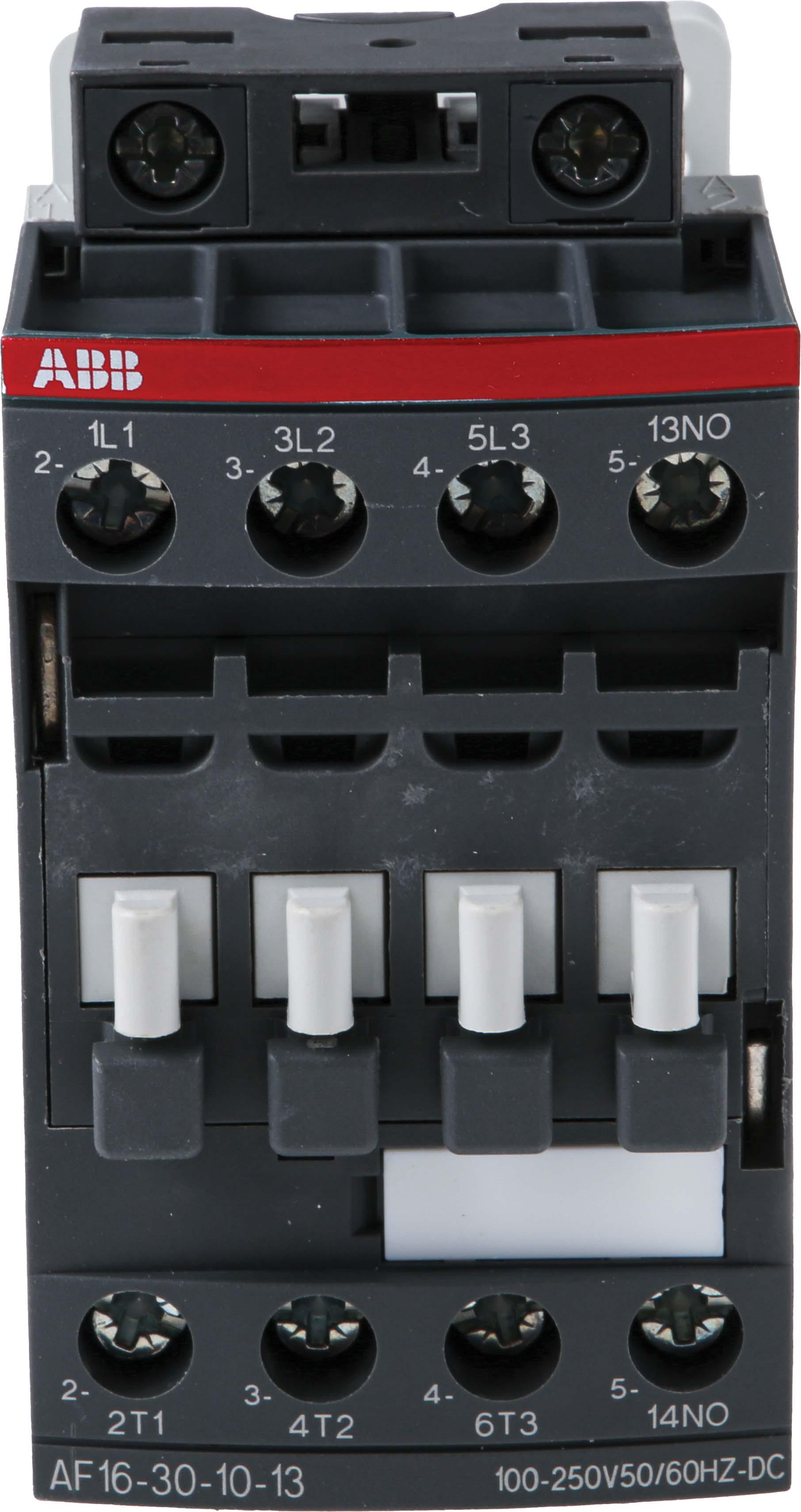 ABB AF16 Contactor, 230 V ac Coil, 3-Pole, 30 A, 7.5 kW 130 V, 3 NO, 690V