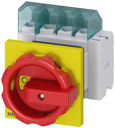 Siemens 4P Pole Panel Mount Non-Fused Switch Disconnector - 25A Maximum Current, 9.5kW Power Rating, IP65