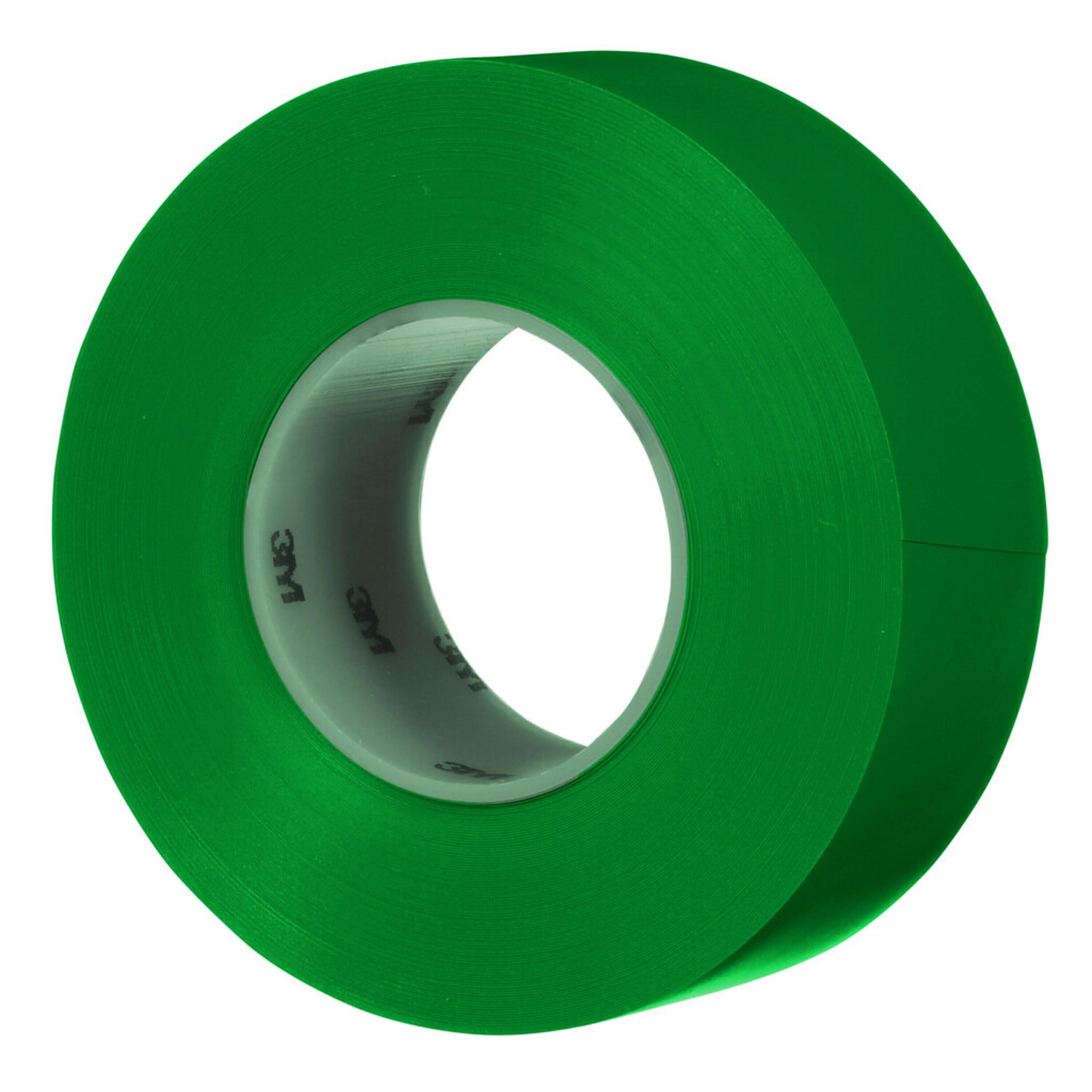 3M 971 Green Vinyl 32.9m Floor Tape, 0.43mm Thickness