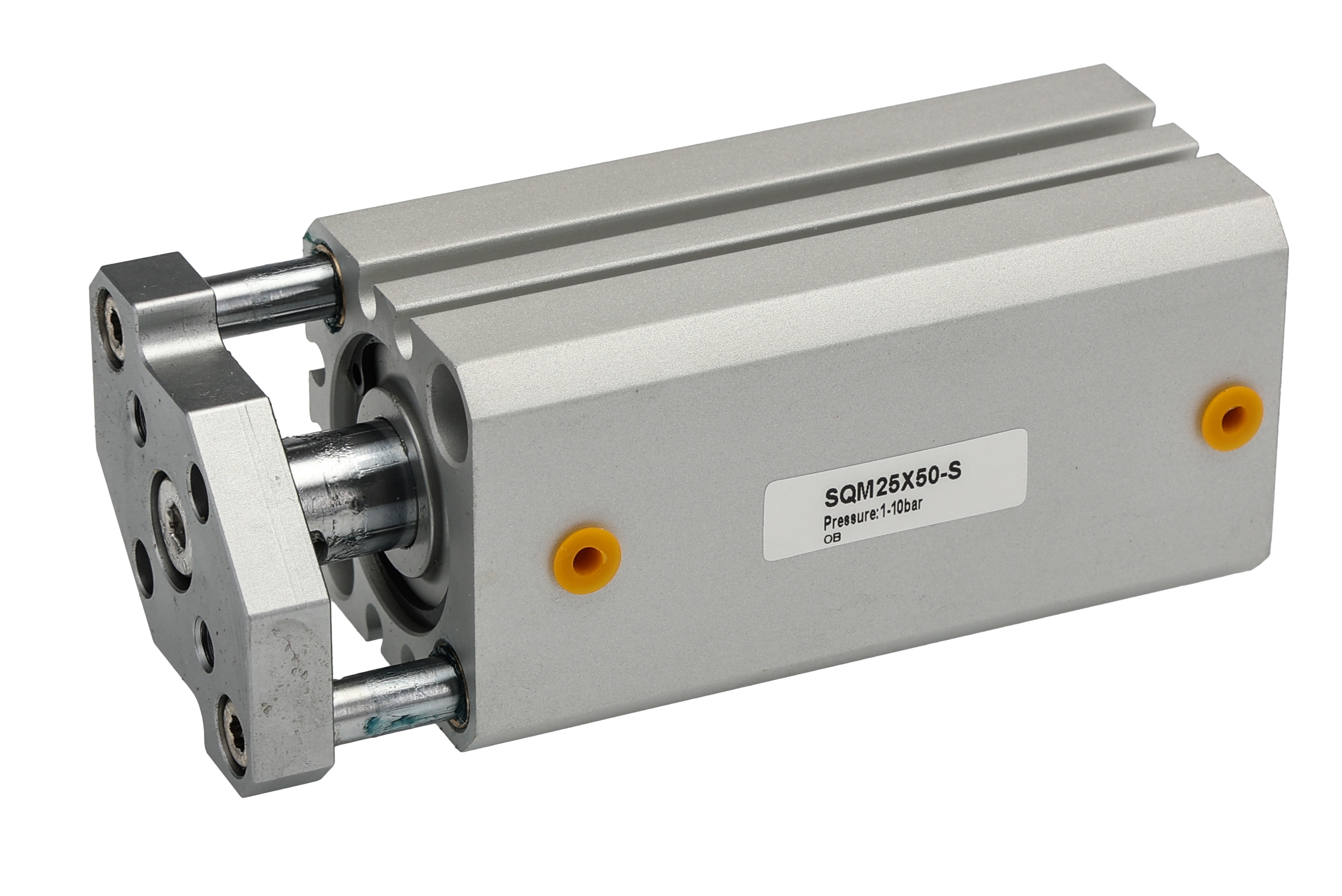RS PRO Pneumatic Guided Cylinder - 25mm Bore, 50mm Stroke, Double Acting