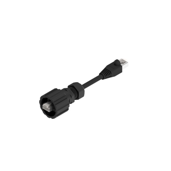 Amphenol CONEC17 -100, 4m Cat5e, Black RJ45 to Male RJ45 Male, UTP Unshielded, Terminated
