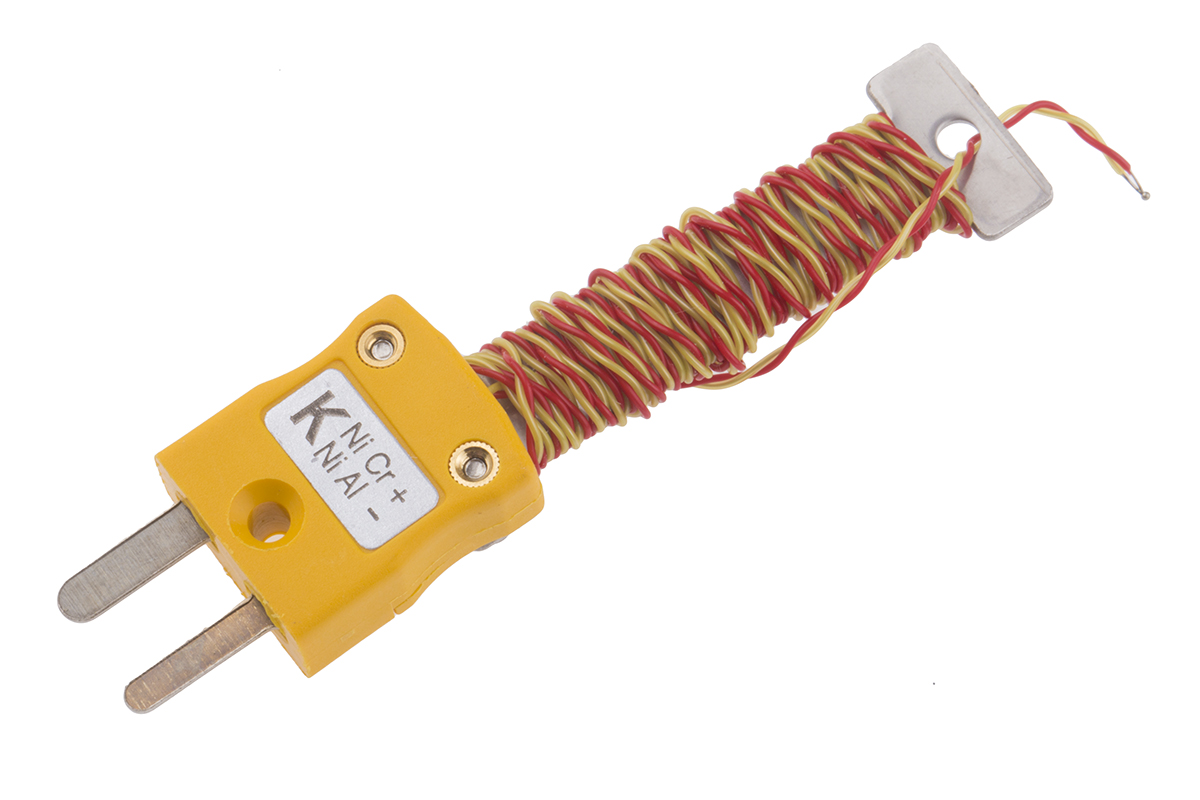 RS PRO Type K Exposed Junction Thermocouple 1m Length, 1/0.2mm Diameter → +220°C