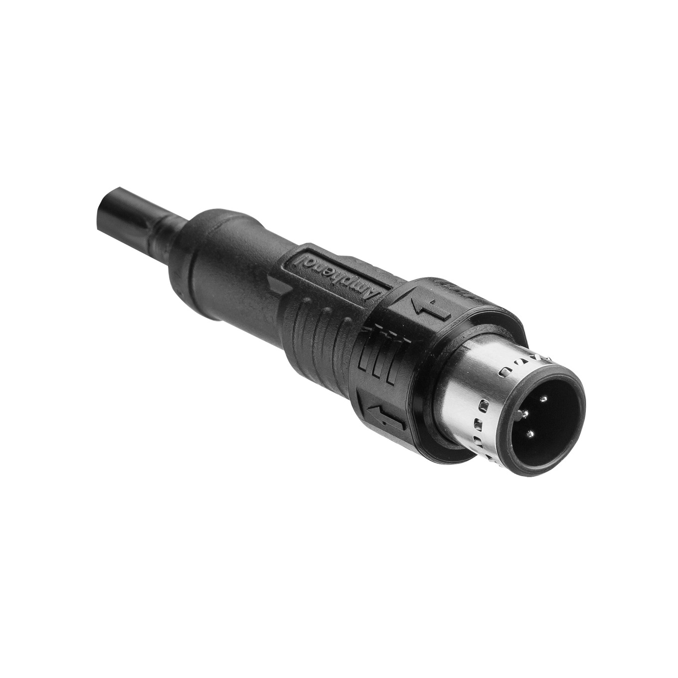 Amphenol Industrial, 5 Contacts, M12 Connector, Plug, Male, IP68, M Series