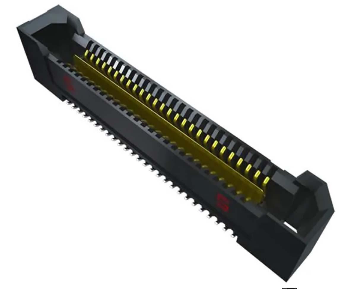Samtec QRF8 Series Straight Surface Mount PCB Socket, 104-Contact, 2-Row, 0.88mm Pitch, Solder Termination