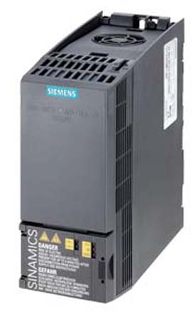 Siemens Inverter Drive, 0.37 kW, 3 Phase, 400 V ac, 1.9 A, 2.3 A, SINAMICS G120C Series