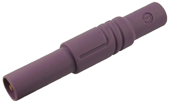 Hirschmann Test & Measurement Violet Male Banana Plug, 4 mm Connector, Screw Termination, 24A, 1000V ac/dc, Nickel