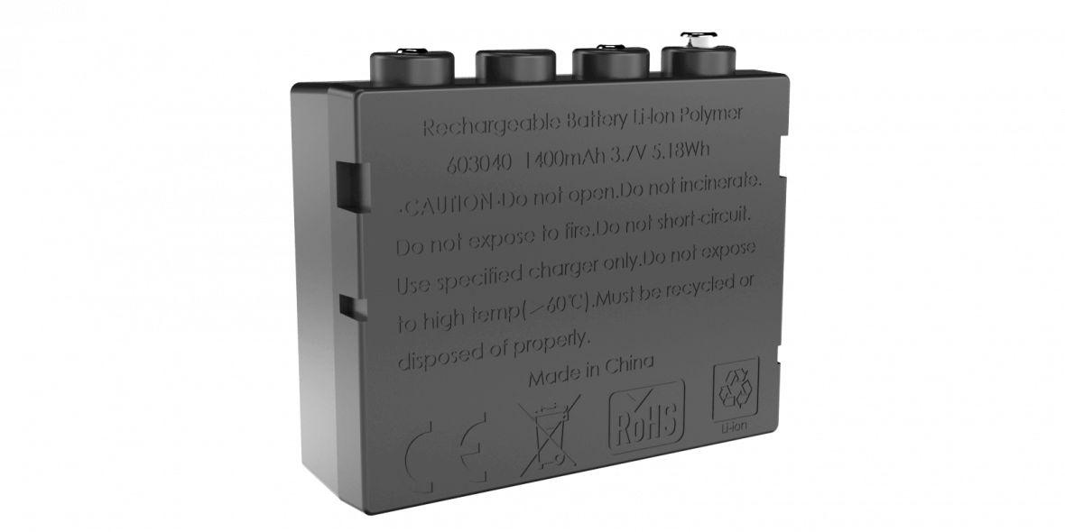 LEDLENSER 3.7V Lithium-Ion Rechargeable Battery Pack, 1.4Ah - Pack of 1
