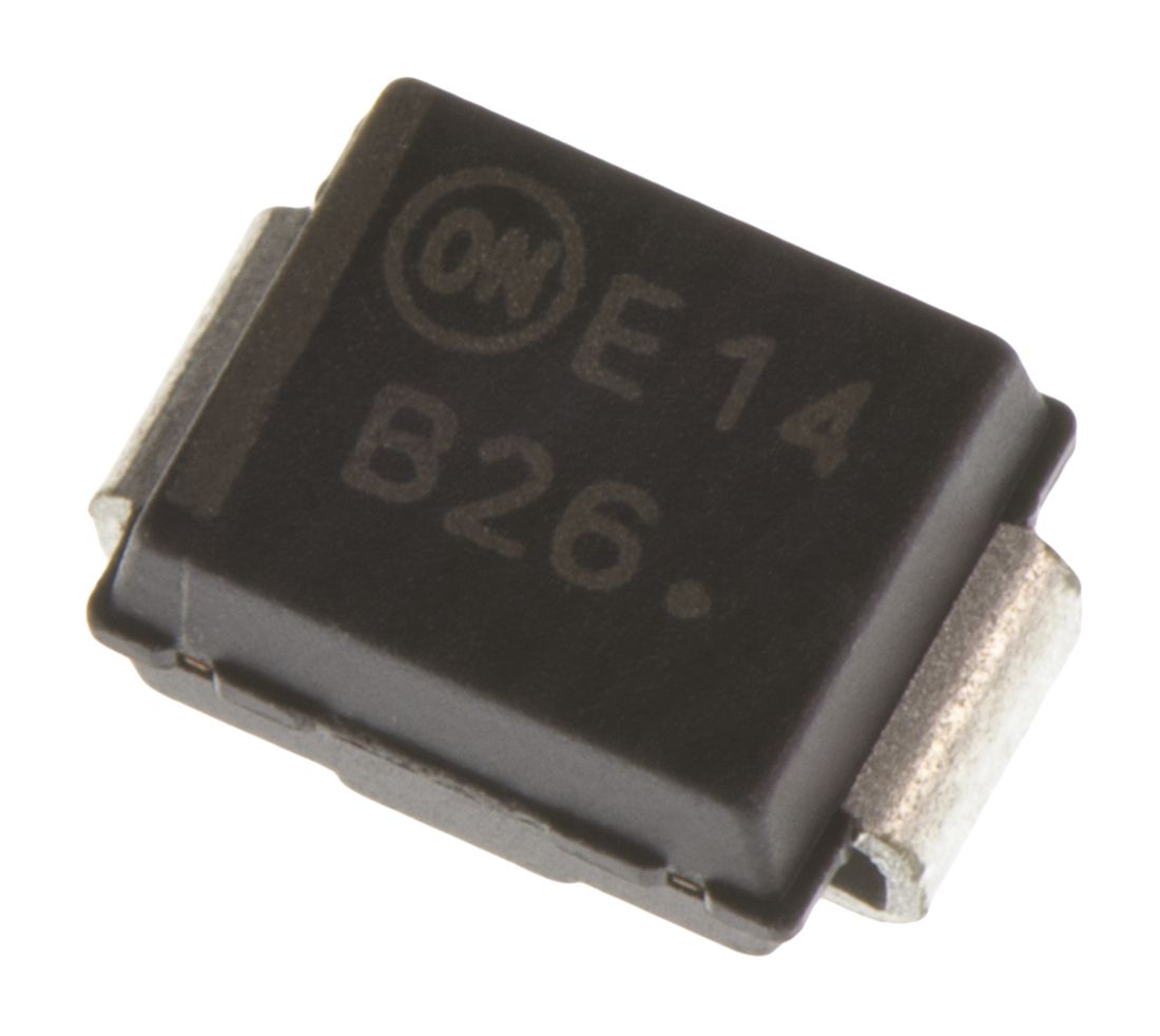 onsemi 60 V 2 A Diode Schottky 2-Pin DO-214AA