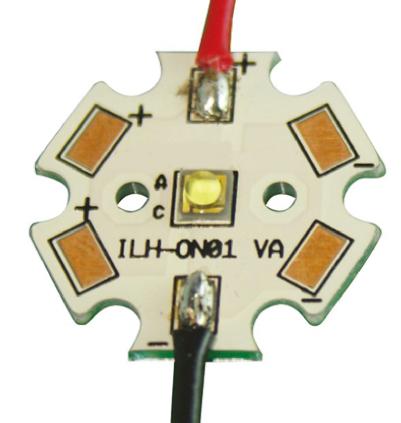 ILS ILH-ON01-STWH-SC211-WIR200., OSLON 80 1+ PowerStar LED Array, 1 White LED (5700K)
