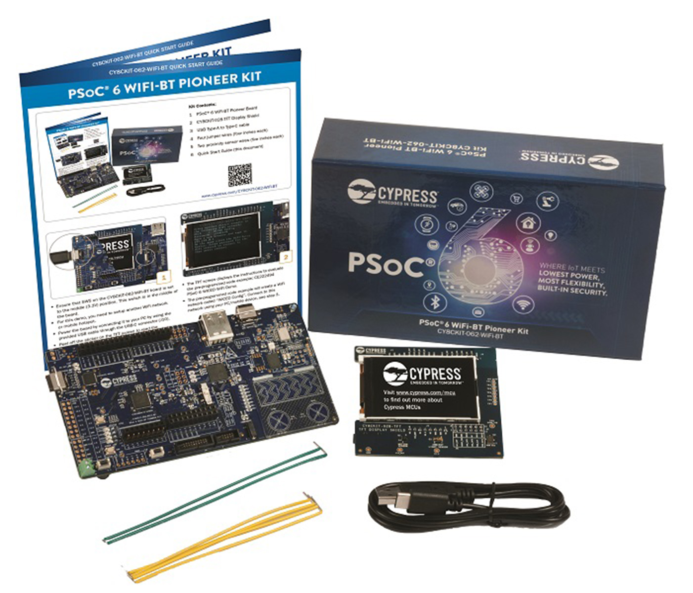 Infineon PSOC™ 6 WIFi-BT Pioneer Kit Development Kit CY8CKIT-062-WIFI-BT