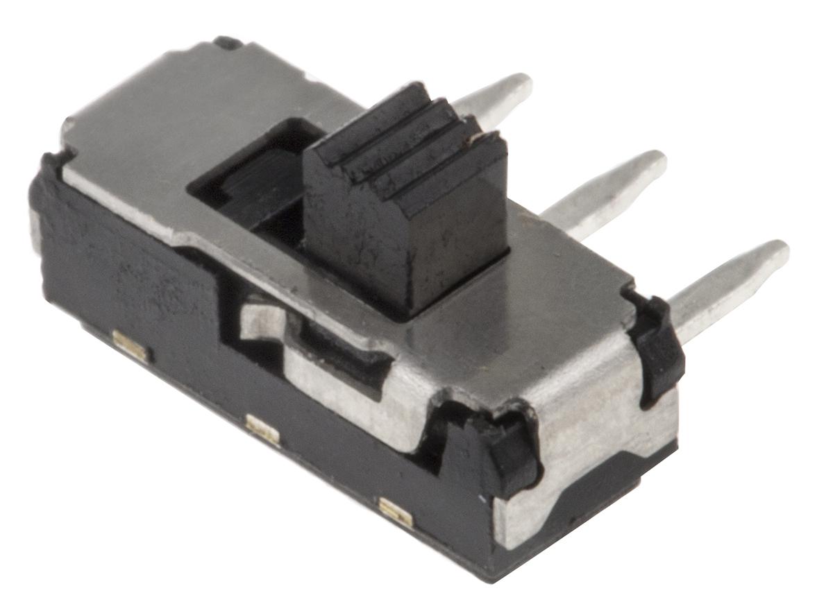 KNITTER-SWITCH PCB Slide Switch SPDT Latching 200 mA @ 12 V dc Slide