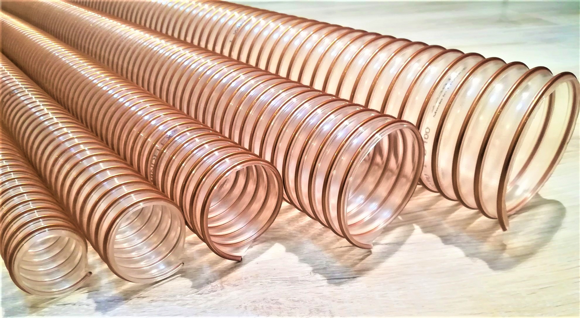 Prosiflex Translucent Polyurethane Reinforced Flexible Ducting, 10m, 50mm ID