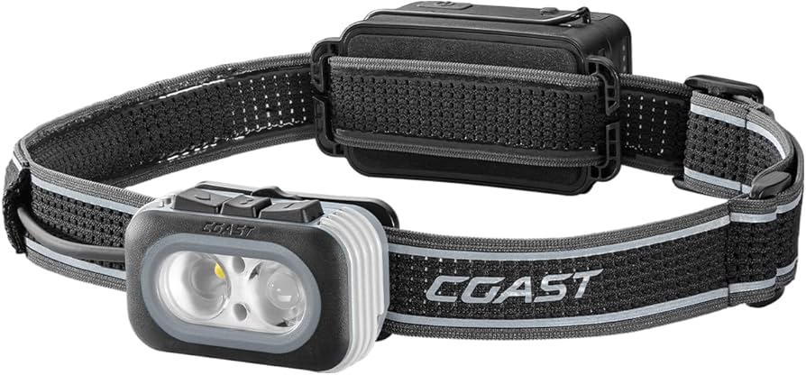 Coast LED RL20R Head Torch 1000 lm, 187 m Range