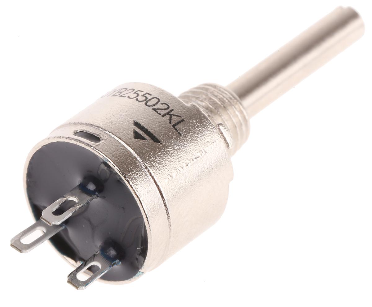Vishay PRV6 5kΩ Rotary Potentiometer 1-Gang Panel Mount, PRV6SAABJYB25502KL