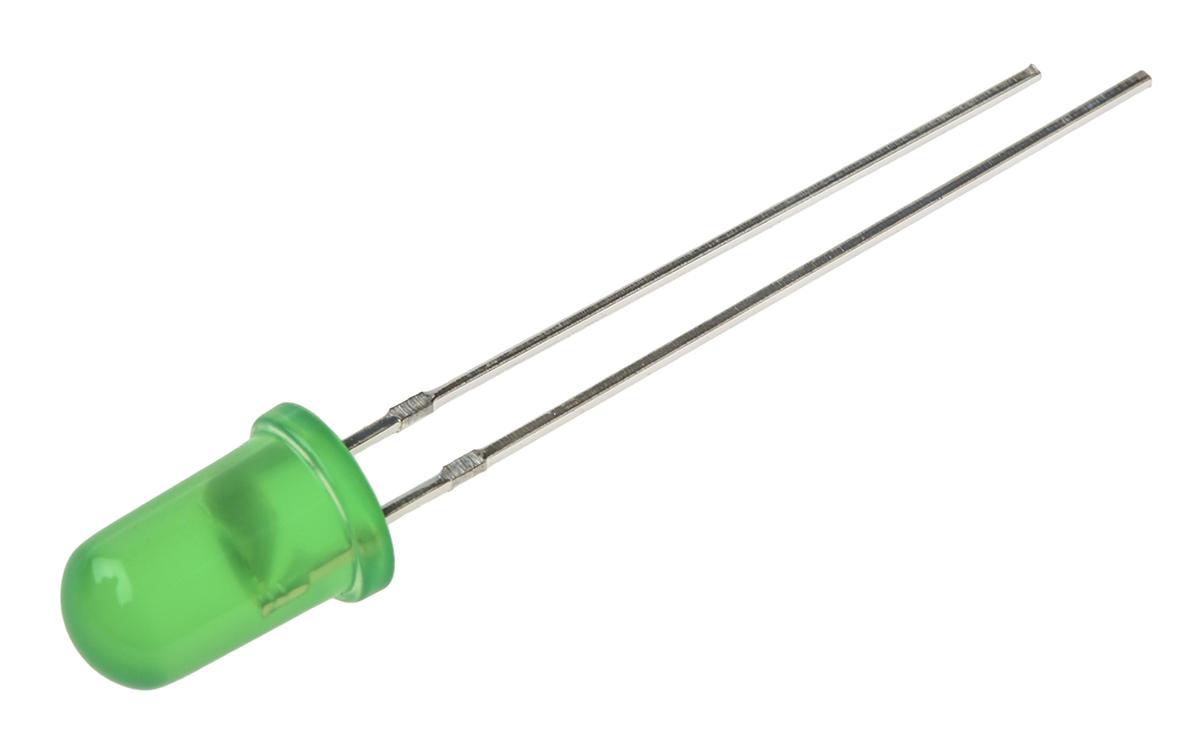 Wurth Elektronik2.4 V Green LED Through Hole, WL-TMRC 151051VS04000