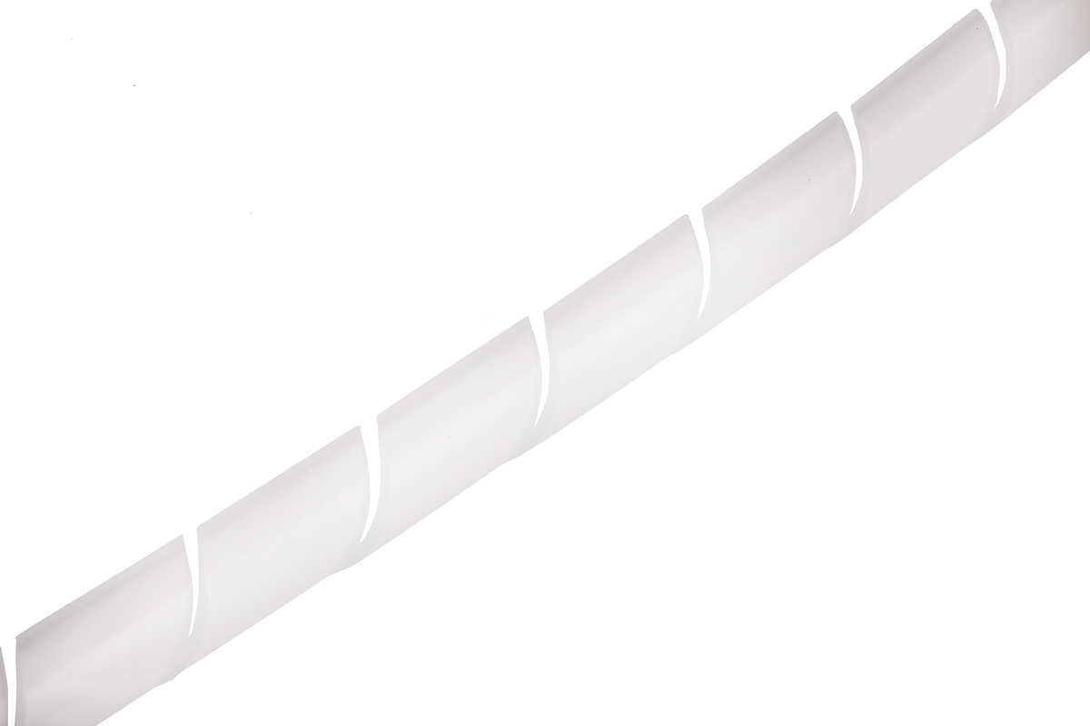 RS PRO Spiral Wrap, I.D 6mm, 30mm Nylon