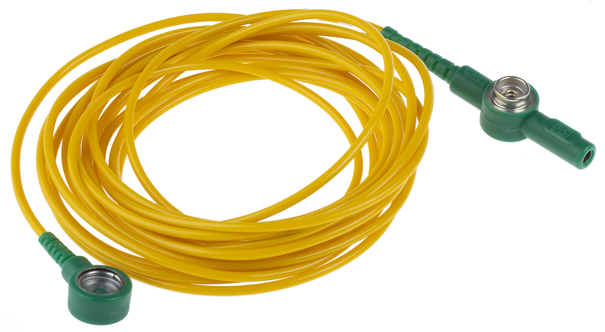 RS PRO ESD Earthing Wire Stud With 10 mm Stud