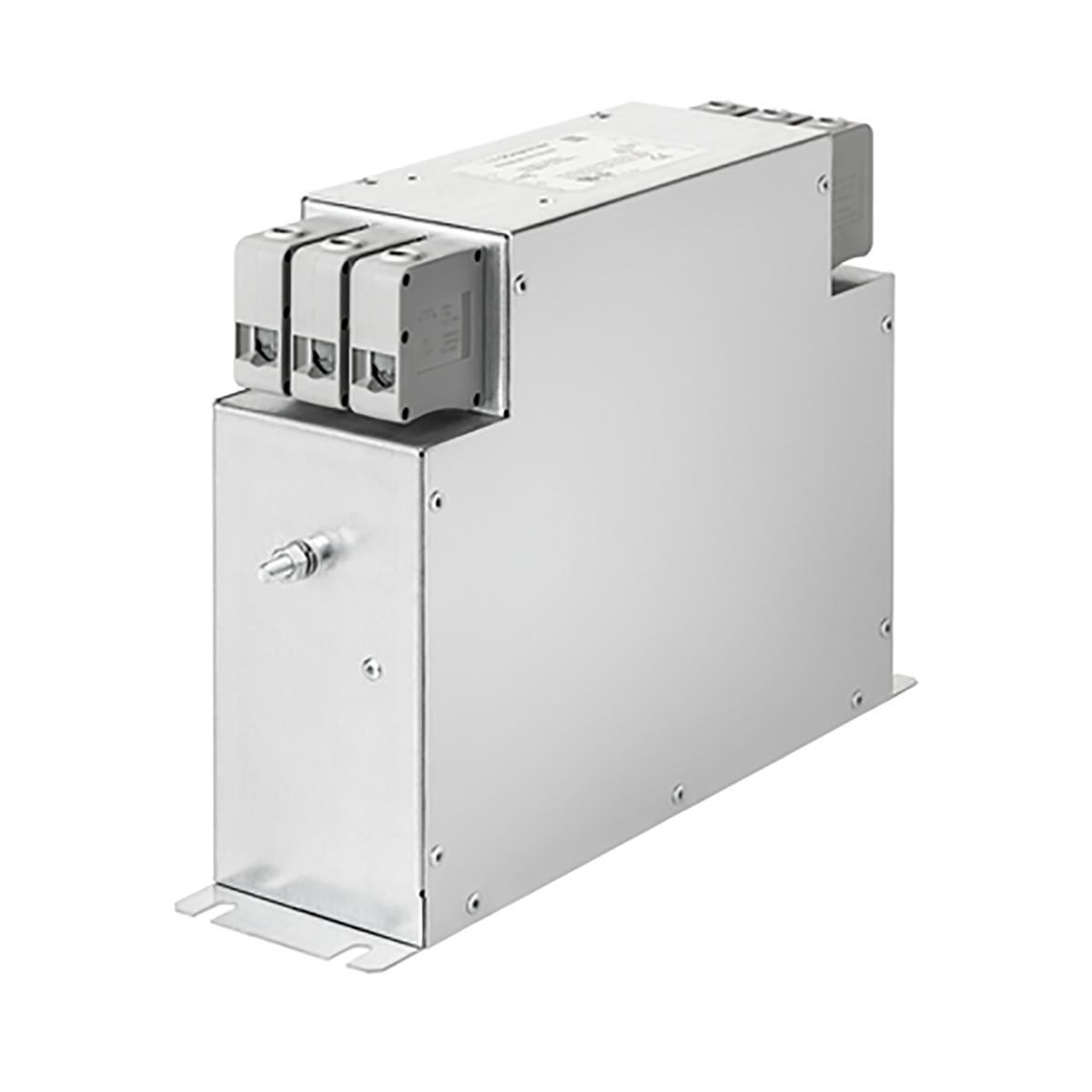 Schaffner, FN3287 10A 530/305 V ac 60Hz, Chassis Mount EMC Filter, Terminal Block 3 Phase