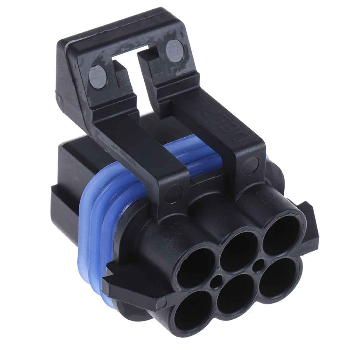 Delphi, Metri-Pack 150 Automotive Connector Socket Black Cable Mount 6 Way, Crimp Termination 12052848