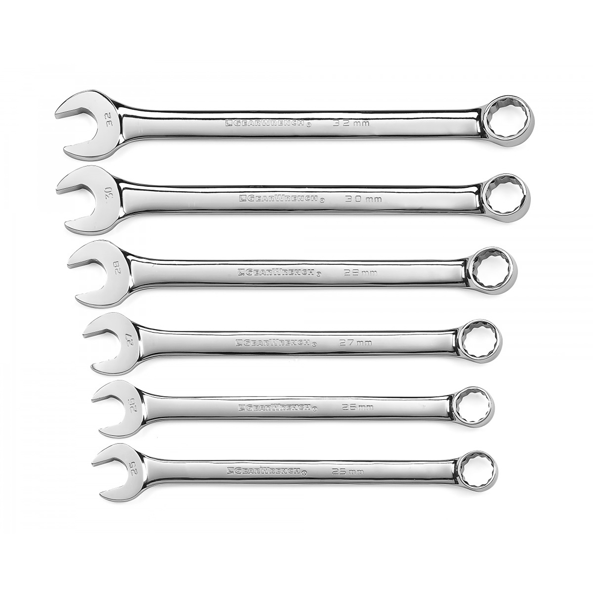 GearWrench 6-Piece Spanner Set, 25 → 32 mm