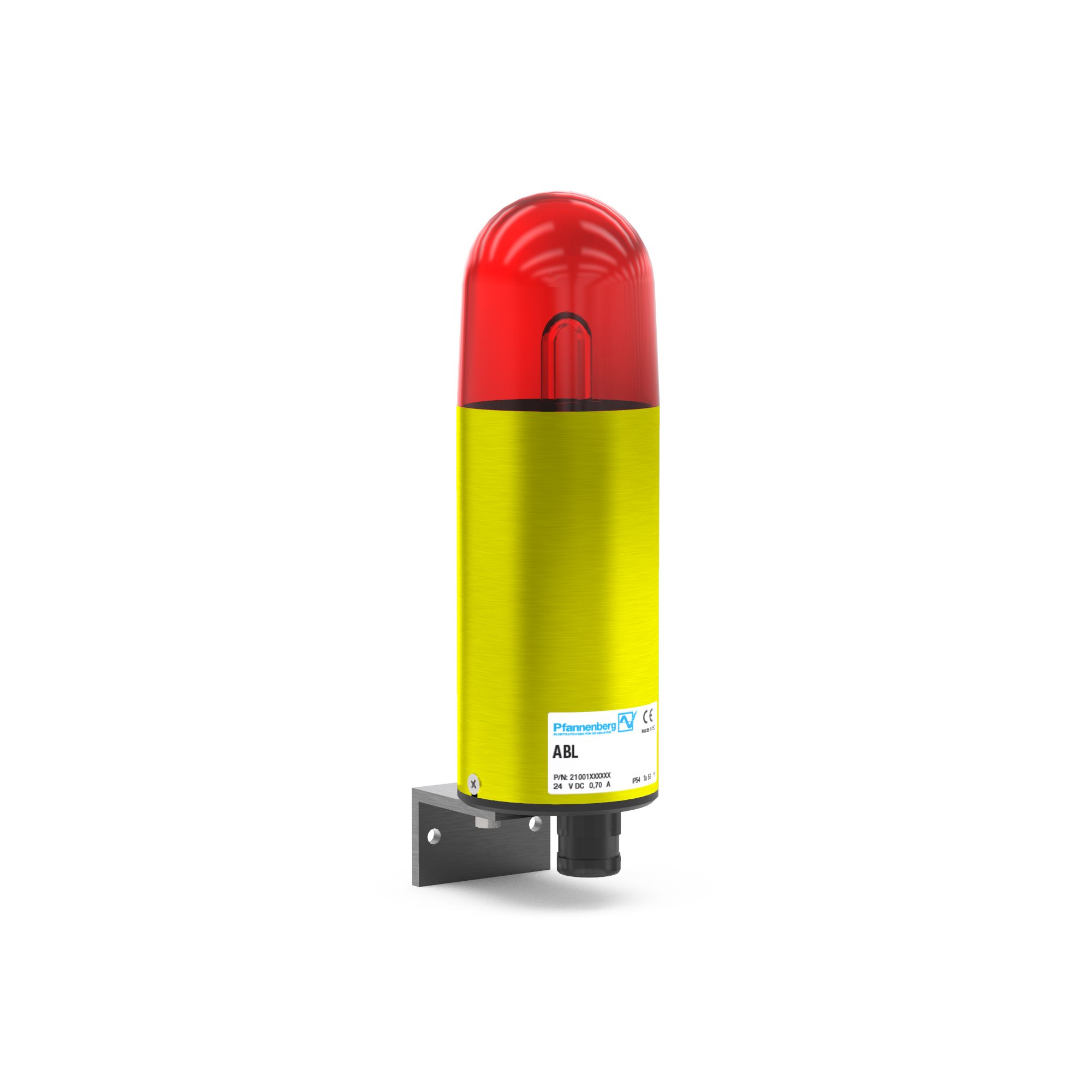 Pfannenberg ABL Series Red Flashing Effect Signal Tower for Use with ABL Series, 230 V ac, Xenon Bulb, AC, IP54