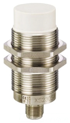 Telemecanique Sensors Inductive Threaded Barrel Proximity Sensor, M30, 22 mm Detection, PNP NO, 12 → 24 V dc