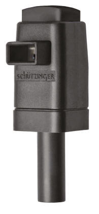 Schutzinger Black Test Terminal, 300V, 16A