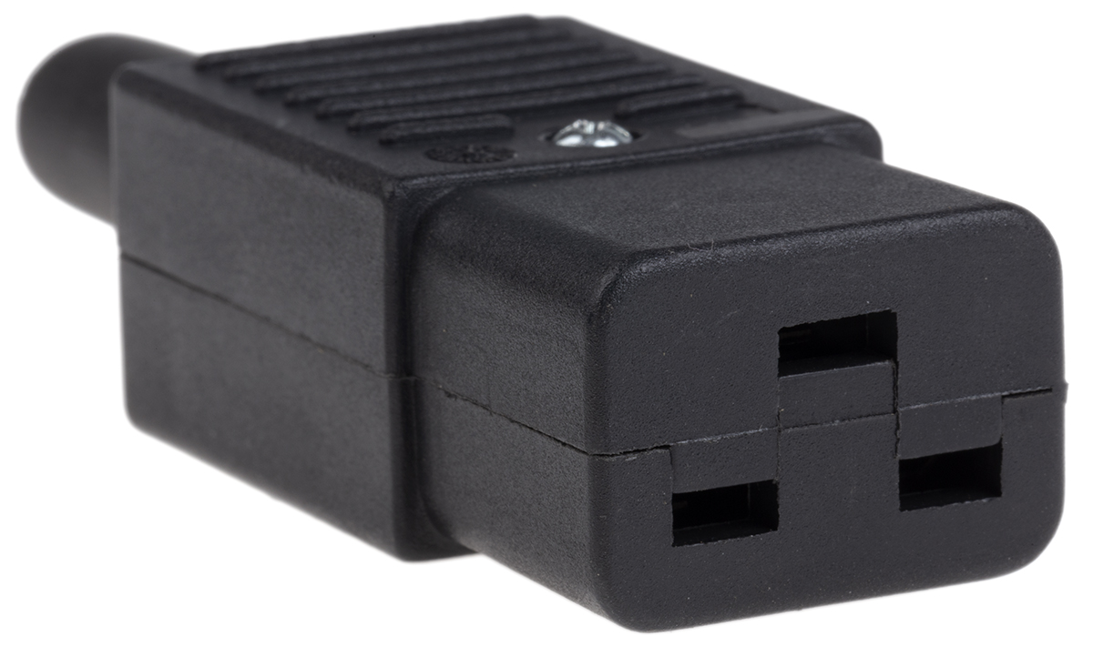 RS PRO C19 Cable Mount IEC Connector Socket, 16A, 250 V