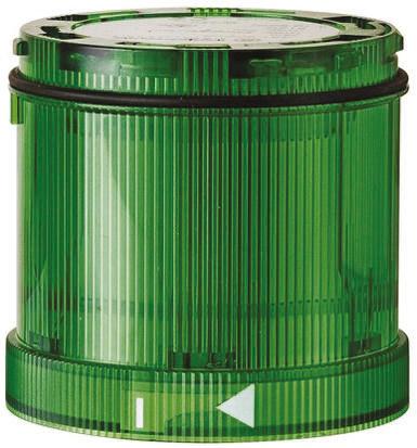 Werma 644 Series Green Steady Effect Beacon Unit, 24 V dc, LED Bulb, DC, IP65