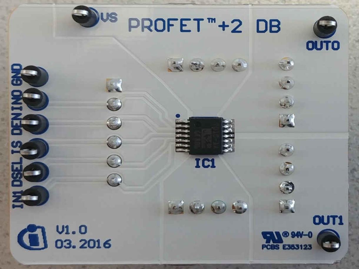 Infineon BTS7200-2EPA DAUGH BRD Evaluation Board for BTS7200-2EPA for Automotive