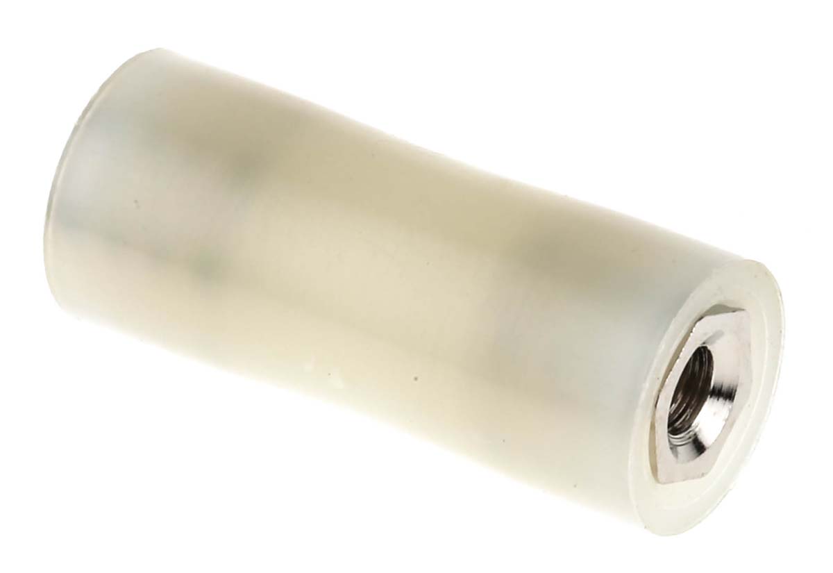 RS PRO Standoff, M3 x M3 Thread, 20mm Body, Nylon 66, Female/Female
