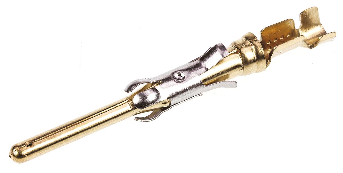 TE Connectivity Male Crimp Circular Connector Contact, Contact Size 16, Wire Size 24 → 20 AWG