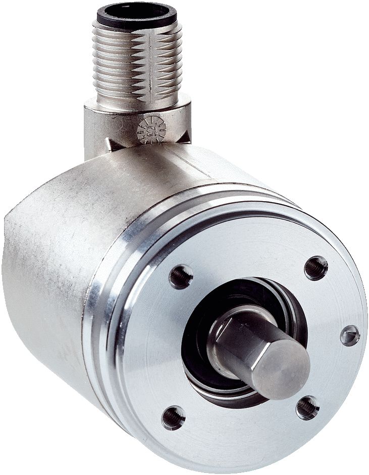 SICK AHS/AHM36 Series Absolute Absolute Encoder, 4096 ppr, SSI Signal, Solid Type, 6mm Shaft