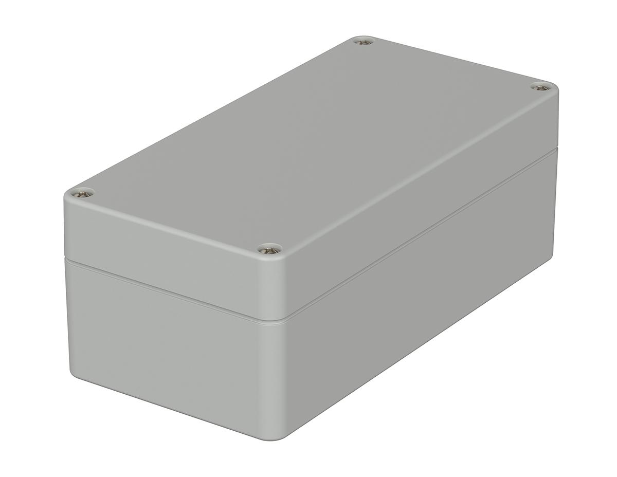 Bopla Euromas Series Light Grey ABS Enclosure, IP66, Light Grey Lid, 160 x 80 x 60mm